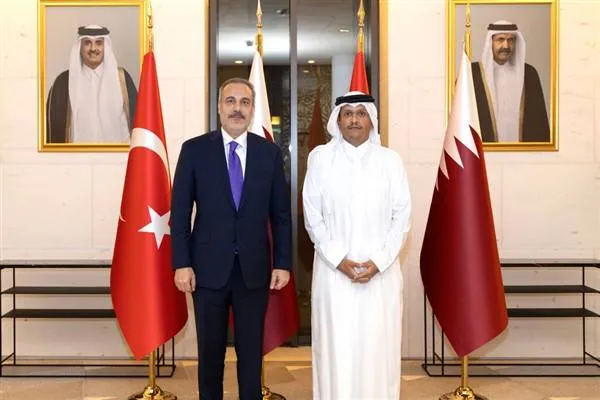 Al Sani meets with Turkish Foreign Minister Fidan