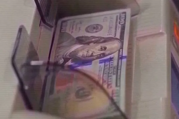 U.S. dollar index falls to a four-year low