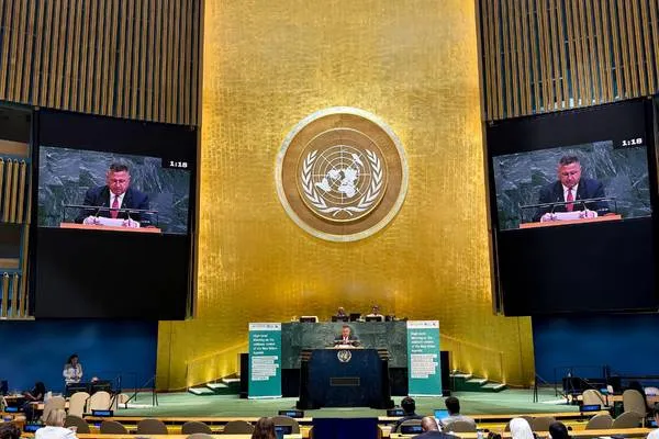 Polendakov participou da Reunião de Alto Nível sob os auspícios da Assembleia Geral da ONU