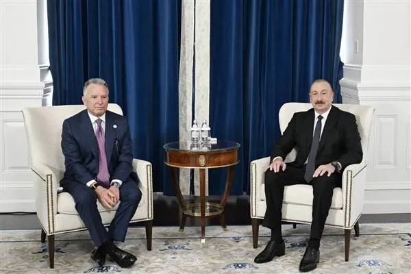 ئەلییەڤ لەگەڵ نوێنەری تایبەتی ئەمریکا ویتکۆف كۆبووە