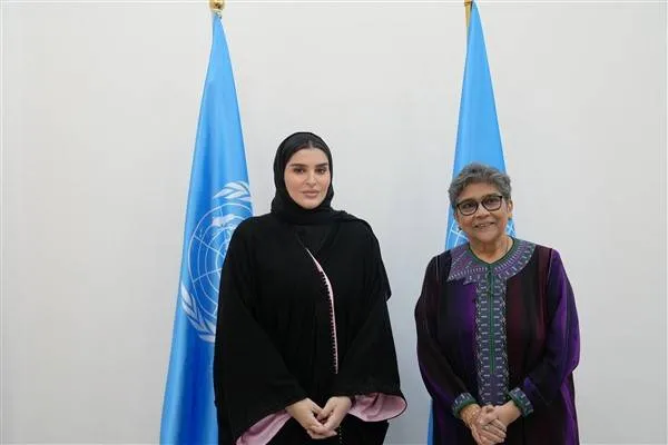 Al Misnad se reunió con la vicesecretaria general de la ONU Fatima