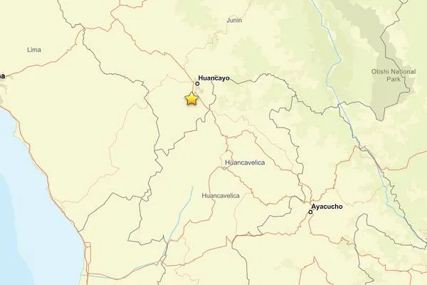 Earthquake strikes Peru