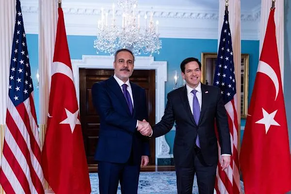 Turkish Foreign Minister Fidan meets with US Secretary of State Rubio