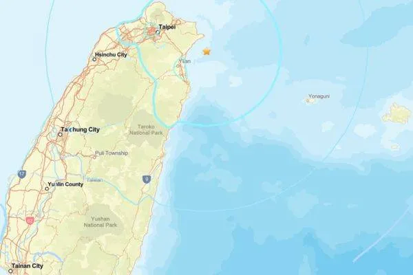 Earthquake in Taiwan