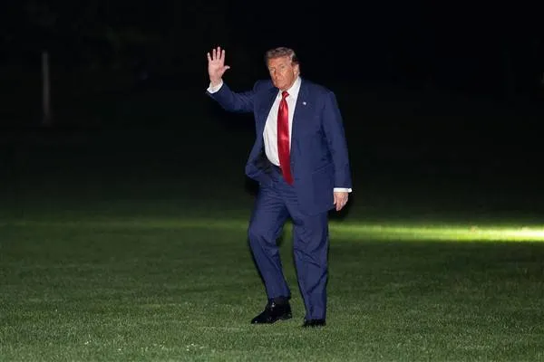 United States President Trump in China