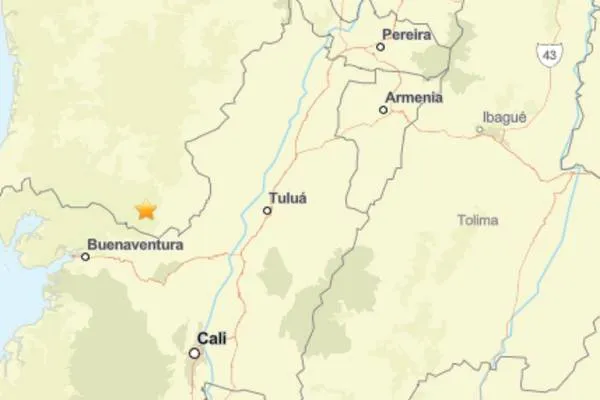Earthquake in Colombia