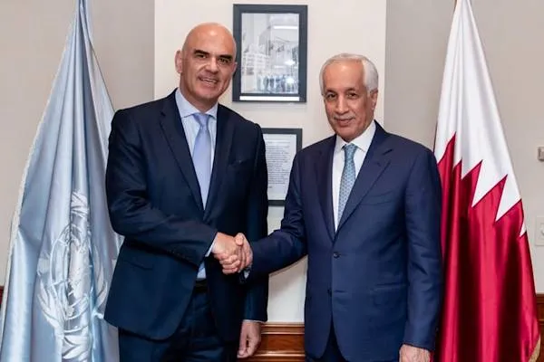 Al Muraikhi and Berset discuss Qatar-Council of Europe cooperation