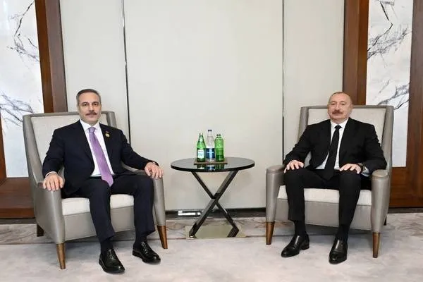 علييف وفيدان يبحثان العلاقات الأذربيجانية التركية