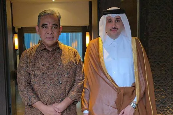 Il presidente dell’Assemblea consultiva popolare dell’Indonesia Muzani incontra Al Dosari