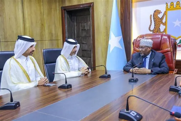 יושב ראש הפדרלית של סומליה נור פגש עם שגריר קטאר בסומליה אל נואימי