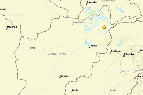 Earthquake strikes Afghanistan