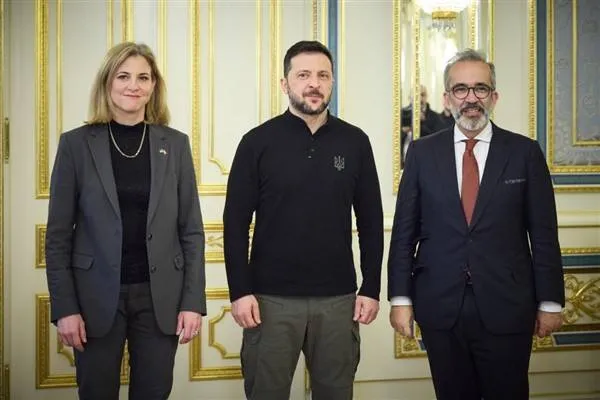 Zelenski se reunió con los ministros de Relaciones Exteriores de Austria y Portugal