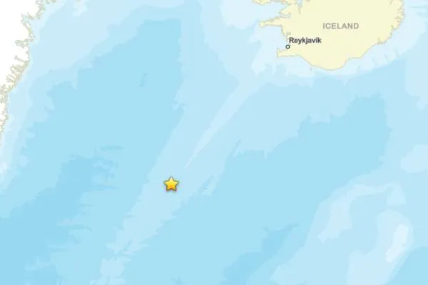 Tërmet në Kreshtën Reykjanes