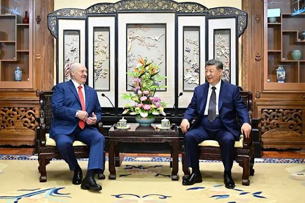 中国の習近平国家主席がベラルーシのルカシェンコ大統領と会談