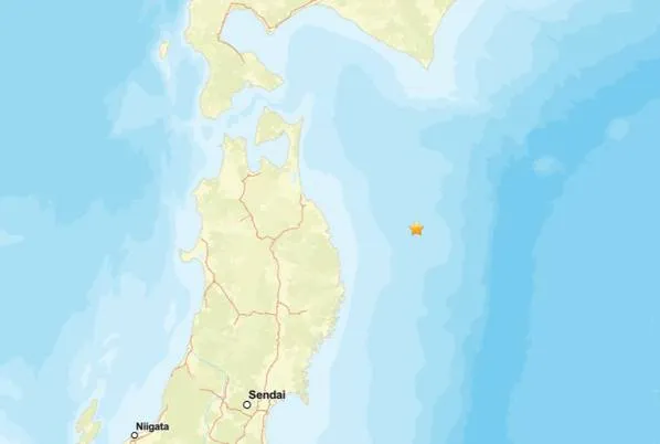 日本で地震が発生