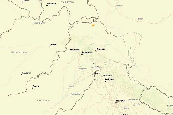 Earthquake in Pakistan