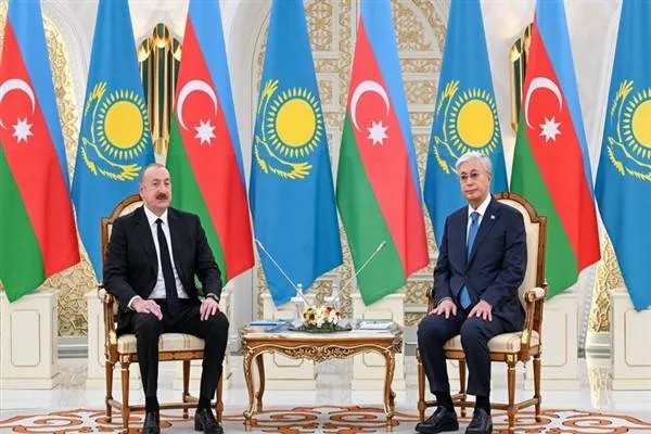Liderii Azerbaidjanului și Kazahstanului s-au întâlnit la Astana