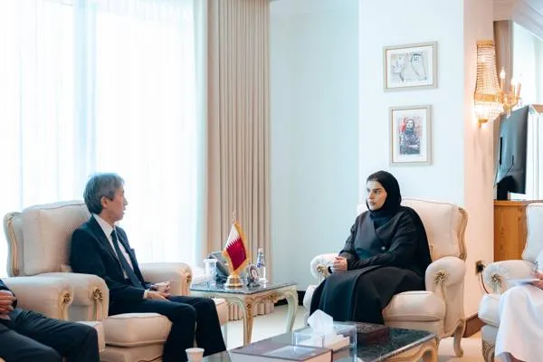 المنصاد التقت بنائب وزير الخارجية الياباني إيواموتو