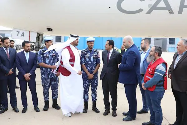 Qatar sends over 100 tons of humanitarian aid to Lebanon