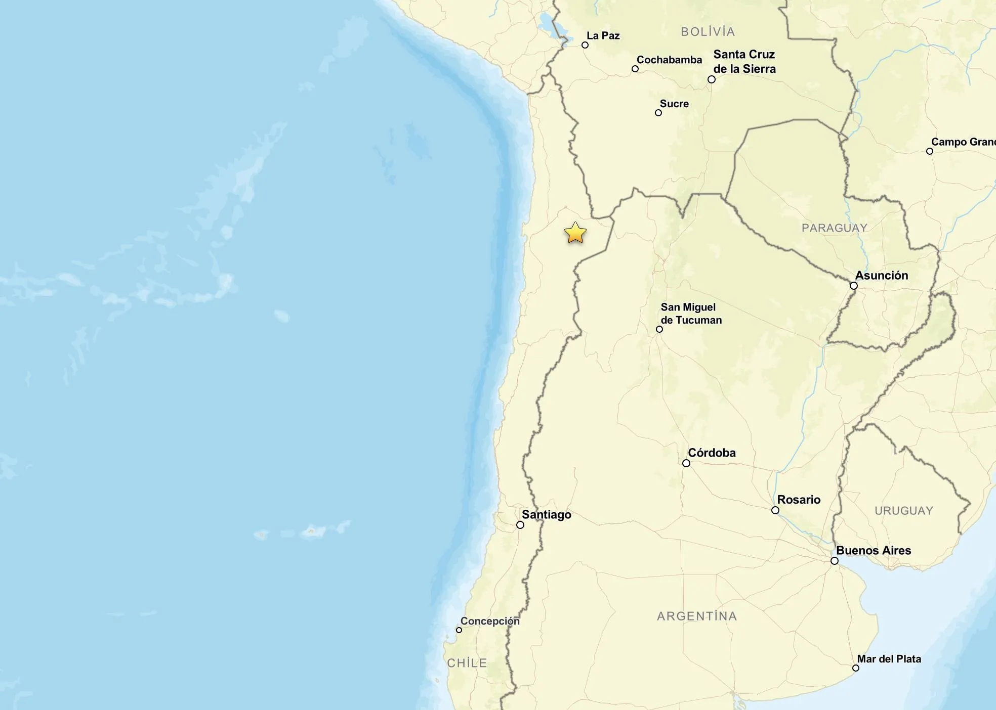 Terremoto en Chile