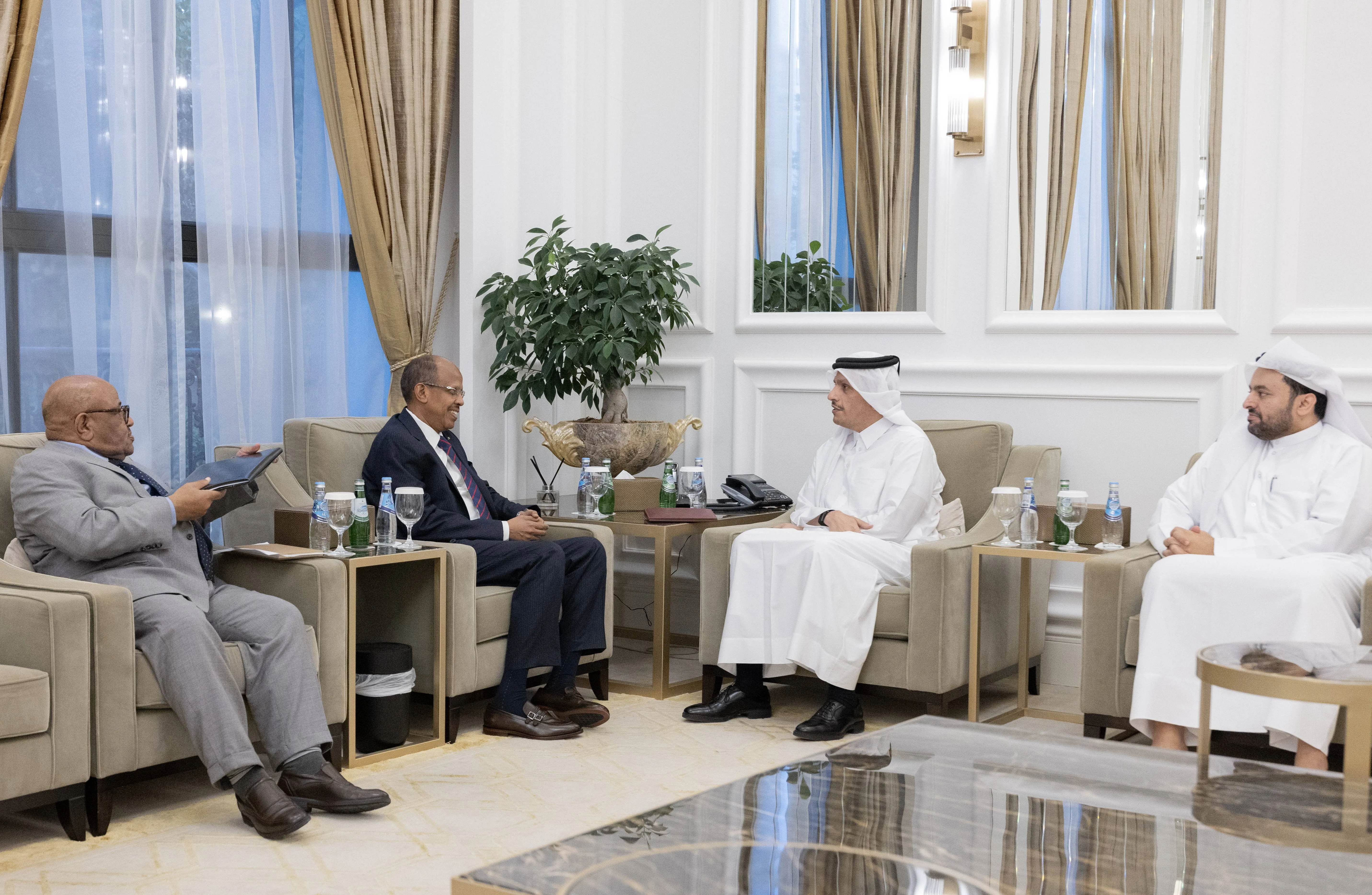 Al Sani met with African Union Commission Chairperson Youssouf