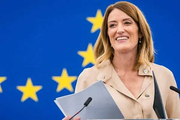 Metsola makes statement after synagogue explosion in Liege