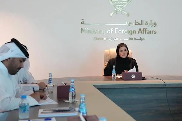 Qeter û Filistîn li ser alîkariyên mirovî û hevkarîya bo Gaze gotûbêj kirin