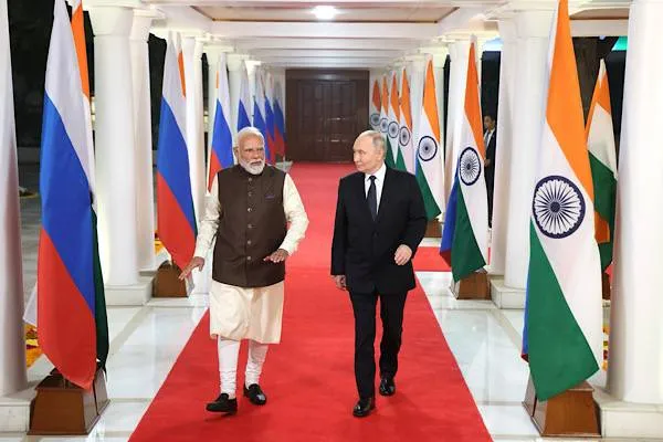 Li Hindistanê ji bo Putin pîrozkirina fermî hat birêvebirin