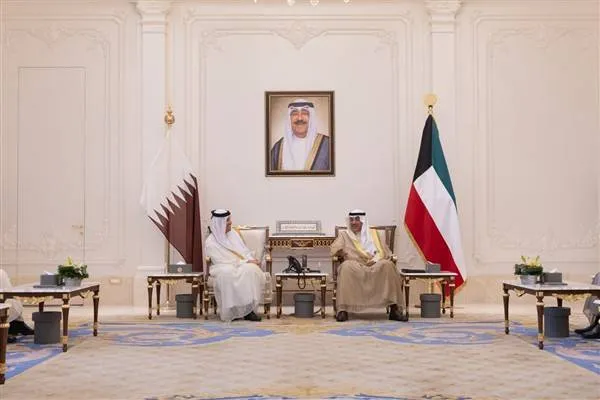 Al Sani bi şehzade ya dewletê Kuwaitê Al Sabah re civî