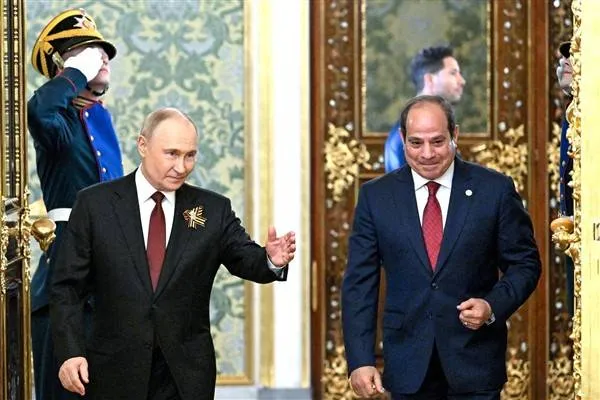 Russian President Putin Meets with Egyptian President El-Sisi