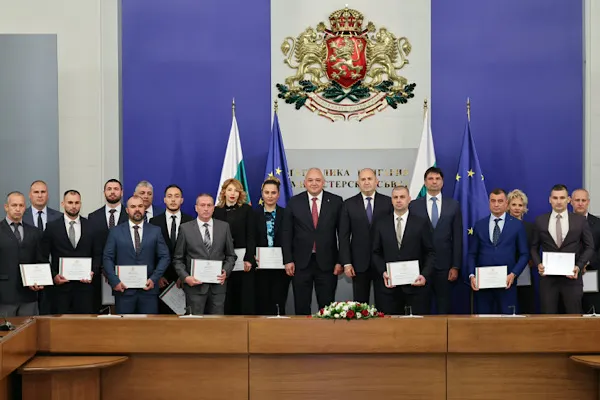 Bulgarian Prime Minister Radev honors Interior Ministry officers