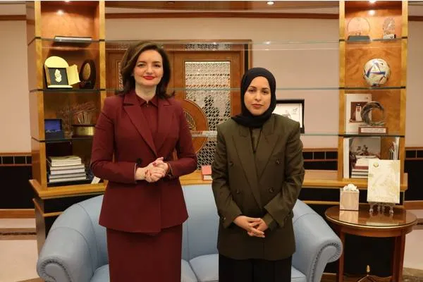 La rappresentante permanente del Qatar all’ONU Al Sani ha incontrato la viceministra ucraina Mariana