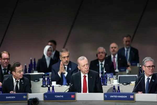 Erdoğan asistió a la sesión del Consejo Atlántico de la OTAN de Jefes de Estado y de Gobierno
