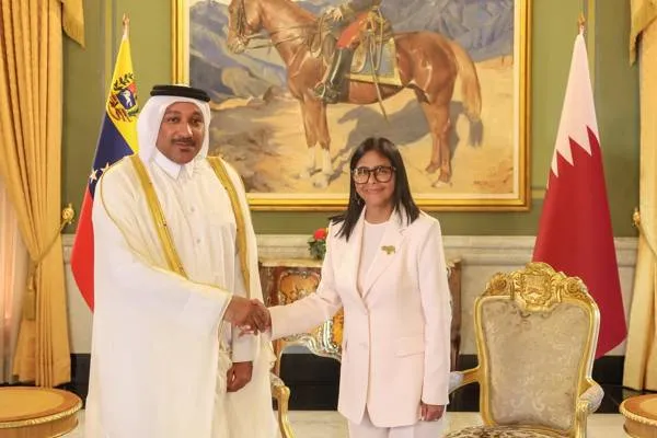 Rodriguez received the letter of credence from Qatar’s Ambassador Al Khulaifi