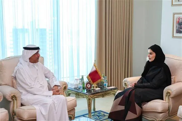 Qatari Minister Al Misnad met with Ambassador Al Mutairi