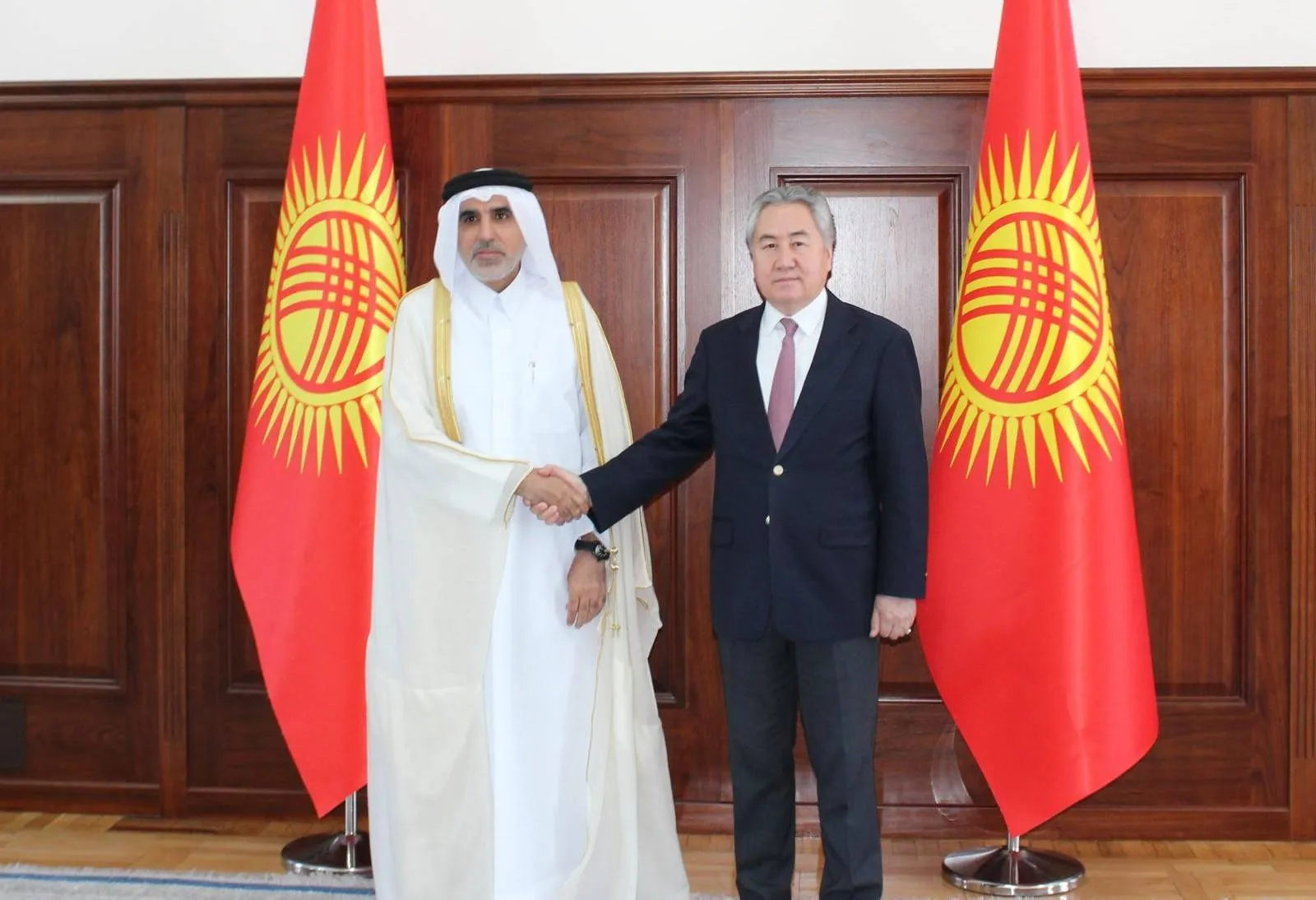 Al Marri met with Kyrgyz Republic Foreign Minister Kulubaev