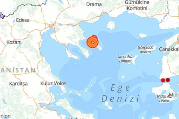 Terremoto in Grecia