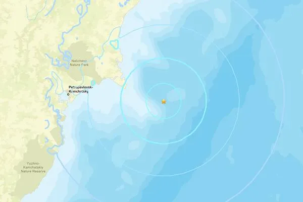 Землетрясение в России