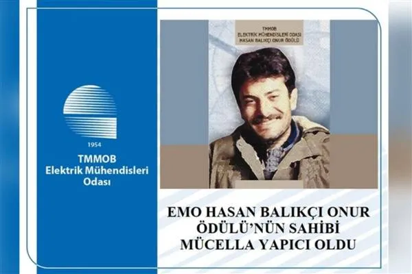 EMO Hasan Balıkçı Honorary Award was given to Mücella Yapıcı