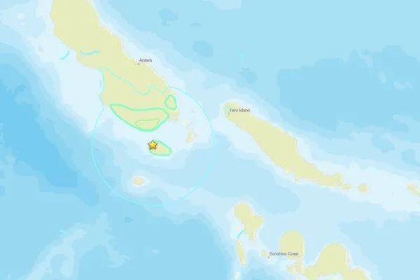 Earthquake strikes Papua New Guinea