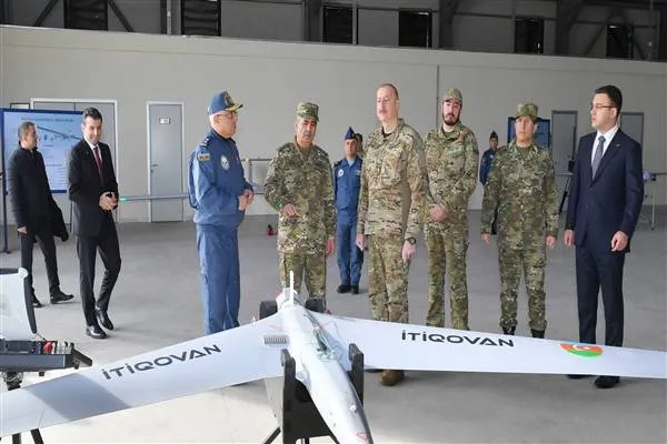 נשיא אזרבייג'ן, אליבייב, ביקר במתקני הצבא של חיל האוויר