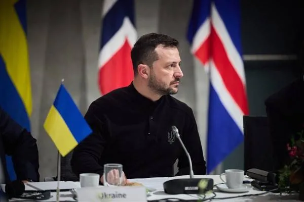 Zelensky met with Icelandic President Tomasdottir