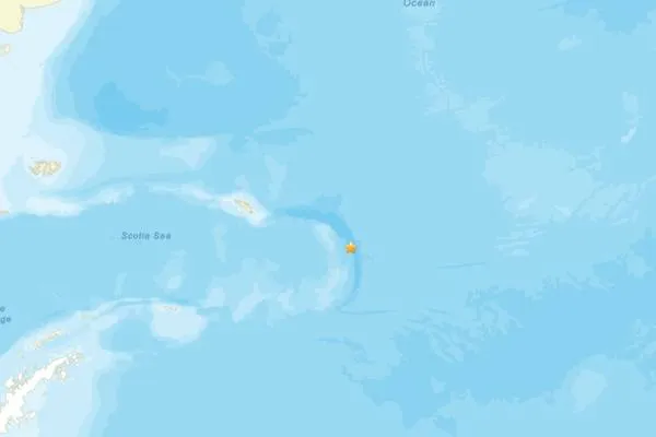 Earthquake in the South Sandwich Islands