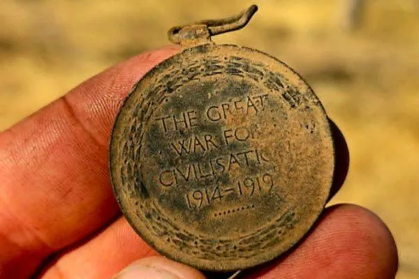 Medal of soldier who died at Gallipoli returned to his family after a century