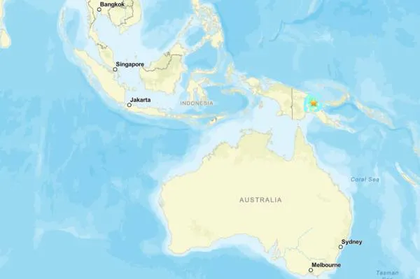 Terremoto en Papúa Nueva Guinea