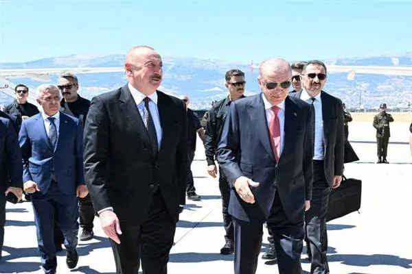 Azerbaijani President Aliyev Visits Turkey