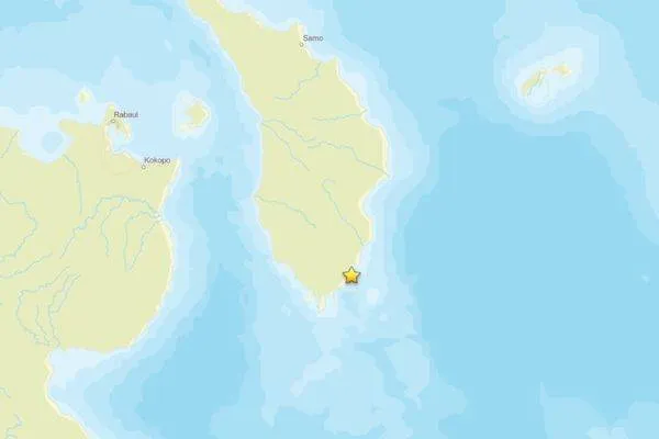 Earthquake in Papua New Guinea
