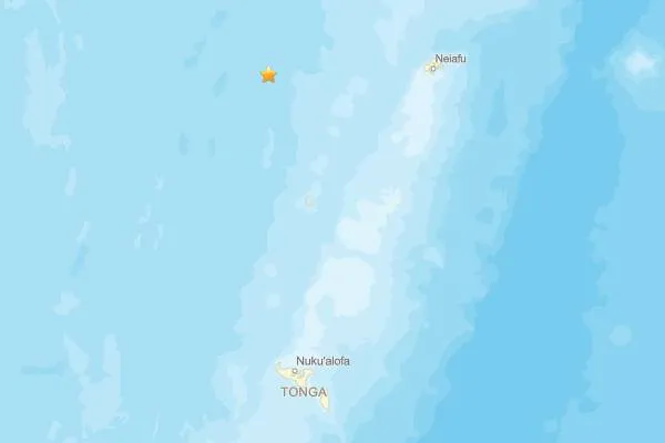 Earthquake in Tonga