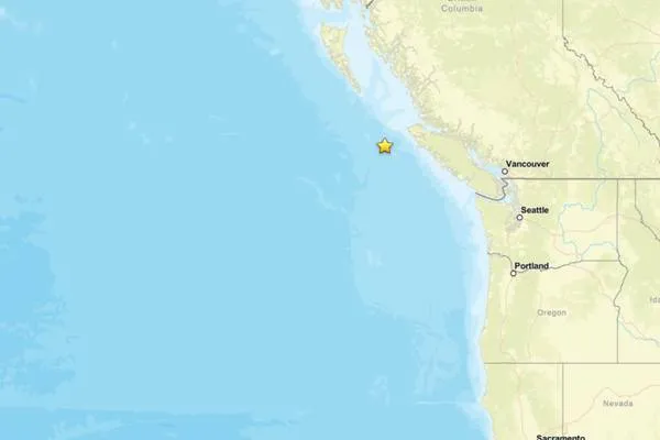 Earthquake in Canada