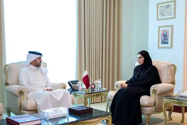 Al Misnad meets Kuwait's Ambassador to Doha Al Shuraim